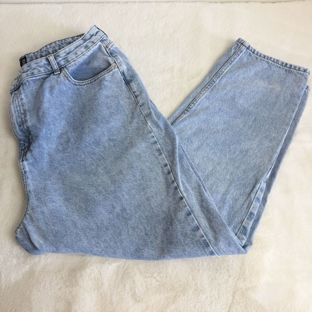 ASOS Design Curve Light Wash Denim Jeans High Rise Women’s 14